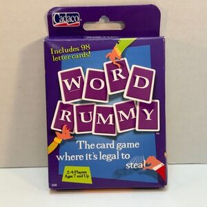 Cadaco Word Rummy Card Game 98 Letter Cards Ages 7 Up Family Fun
